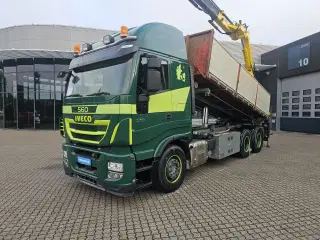 Iveco Stralis 560 6x4, Hejs-kran
