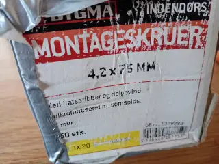 montage skruer
