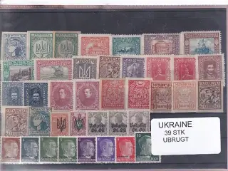 Ukaine - 39 Stk. - Ubrugt