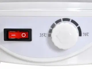 Fødevaredehydrator med 6 stabelbare bakker (rund)