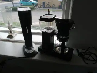 Kaffemaskine samt Sodastream
