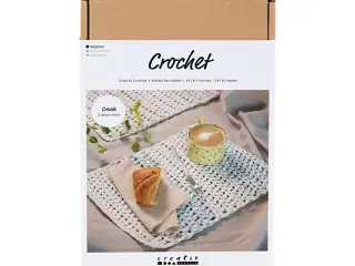 DIY Kit Hækle, Dækkeserviet, 1 pk.