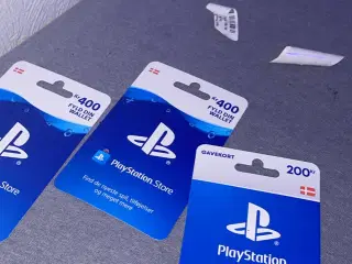 PlayStation gavekort på en værdi af 1.000,-