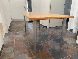 Skrivebord, massivt fyrretræ