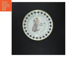 Dekorativ tallerken med Salling Egnen motiv fra Bing Og Grøndal (str. Ø 22 cm)