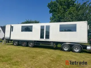 Schmitz Speciel opbygget Kontor/byggeplads ledelse trailer/Specially built Office/construction site management trailer
