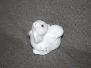 Egern figur med påskrift Vestbirk Camping