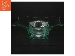 Glas skål, kvadratisk (str. Ø 19 cm)