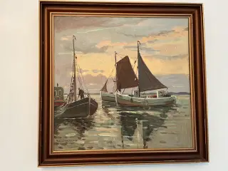 Maleri W. Dannerfjord