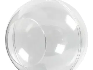 Dekorationskugle med hul, diam. 8 cm, hulstr. 4,5 cm, 5stk./ 1 pk.
