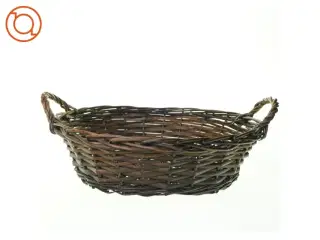 Oval Flettet Pile Kurv (str. 32 x 44 cm)