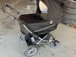 Emmaljunga barnevogn med lille liggemål 80cm