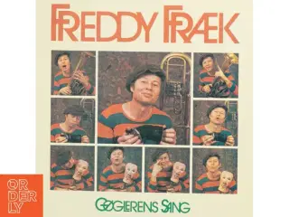 Freddy Fræk "Gøglerens Sang" Vinylplade fra Capitol Records (str. 31 x 31 cm)