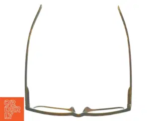 Brille +1 med skildpaddefarvet stel og plastiketui