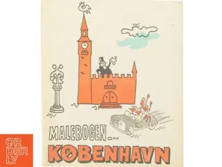 Vintage malebog fra København (str. 29 x 22 cm)