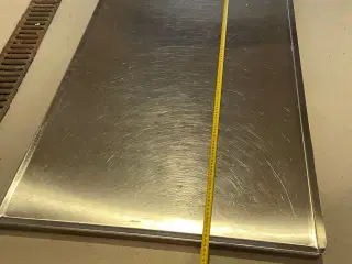 Rustfri stål bordplade