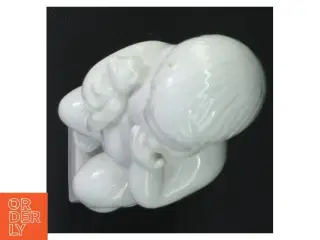 Hvid keramisk figur fra B&G Copenhagen (str. 18 cm)