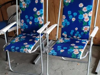 2 Stk.  Retro klapstole 