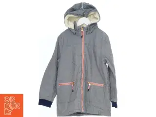 Grå jakke med hætte fra H&M (str. 140)