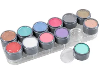 Grimas Ansigtsmaling - Sminkepalette, ass. farver, 12x15ml/ 1 stk.
