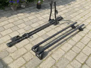 Thule tagbøjler og Cykelstativ 