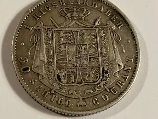 1 rigsbankdaler 1848 VS Denmark