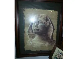 Egyptiske papyrus malerier
