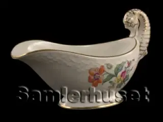 Saxisk Blomst Hvid Smørnæb