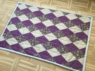 Luksus babytæppe med patchwork 