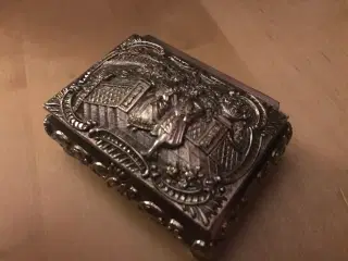 Sølv belagt Kiste/skrin