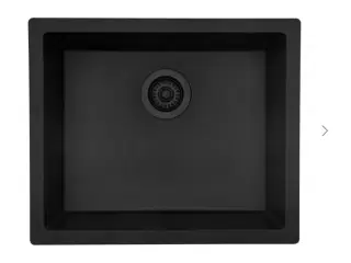 Køkkenvask, Sort, Lavabo Jupiter 600