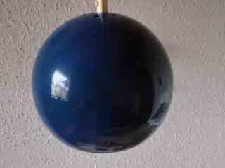 Blå retro kuglelampe - matcher skibsbriks t/salg