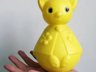 Retro plastiktumling, gul