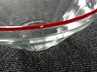 Fransk glas skål 