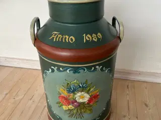ALMUE MALET MÆLKEJUNGE OG STOR KANDE, INGEN BRUGSS