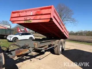 Tipvogn Kimadan LBC 120 BT med ekstra sider