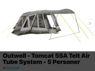Outwell - Tomcat 5SA Telt Air Tube System - 5 Pers