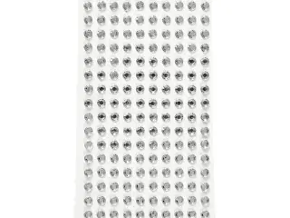 Rhinsten, diam. 5 mm, sølv, 144stk./ 1 pk.