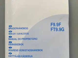 Manual til påhængsmotor F9.9F