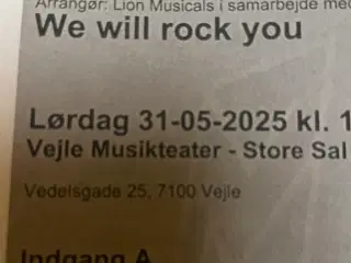 Queen We Will rock you Vejle