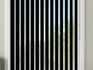 6 stk Nye Sorte DEBEL Line lamelgardin 100 x 250 c