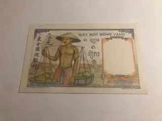 1 Piastre French Indochine 1932-1949