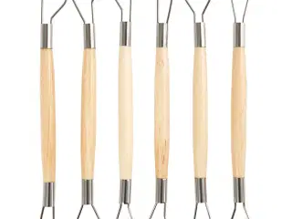 Lerslynge, runde kanter, L: 20 cm, 6stk./ 1 pk.