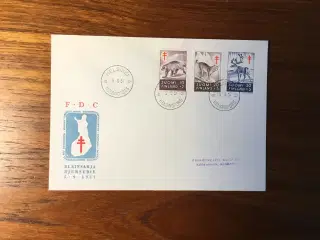 Frimærker. FDC fra Finland