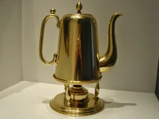 Antik messingkaffekande
