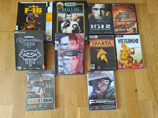 10 Styks PC-spil fra Retro til Action