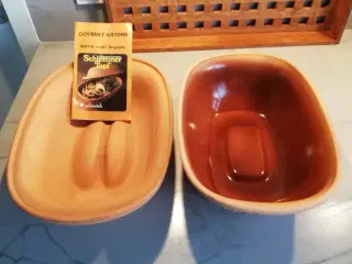 Rømertopf stegeso med glasur