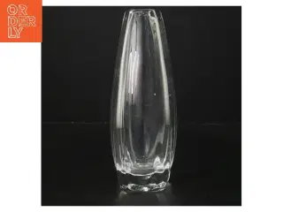 Glasvase fra holmegaard (str. 20,5 cm)