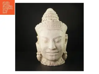 Stenansigt, asiatisk (str. H. 41 cm)