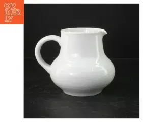 Hvid kande i porcelæn fra B&G (str. 13 cm)